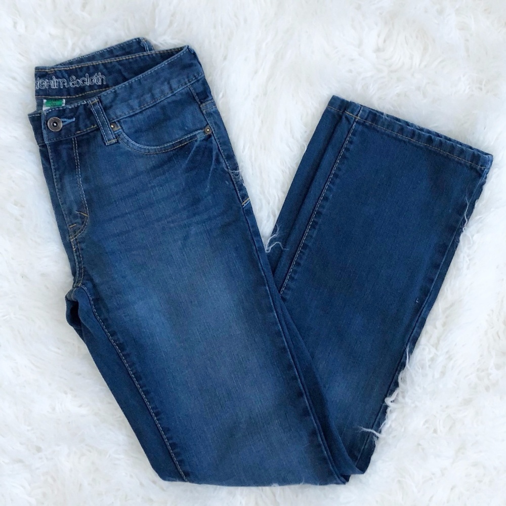 Paper Denim & Cloth Medium Wash Straight Leg Jeans
